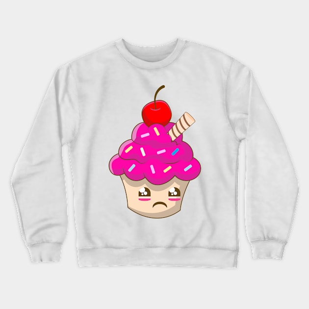 SAD CUPCAKES Crewneck Sweatshirt by ERIK_SHOP